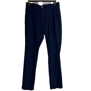 Adidas Navy Golf Pants Stretch Flat Dry Fitting Athletic Mens Size 30X32